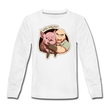 Load image into Gallery viewer, Mr. Meat Buddies Long-Sleeve T-Shirt - white
