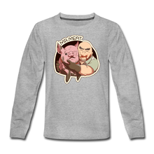 Load image into Gallery viewer, Mr. Meat Buddies Long-Sleeve T-Shirt - heather gray
