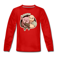 Load image into Gallery viewer, Mr. Meat Buddies Long-Sleeve T-Shirt - red
