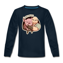 Load image into Gallery viewer, Mr. Meat Buddies Long-Sleeve T-Shirt - deep navy
