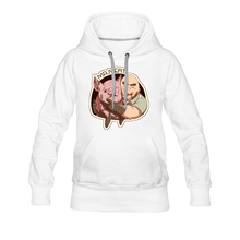 Load image into Gallery viewer, Mr. Meat Buddies Hoodie (Womens) - white
