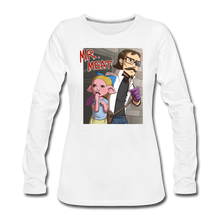 Load image into Gallery viewer, Mr. Meat Hybrid Long-Sleeve T-Shirt (Womens) - white
