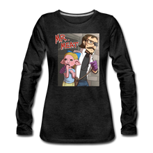 Load image into Gallery viewer, Mr. Meat Hybrid Long-Sleeve T-Shirt (Womens) - charcoal gray
