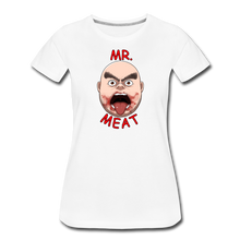 Load image into Gallery viewer, Mr. Meat Meathead T-Shirt (Womens) - white
