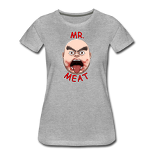 Load image into Gallery viewer, Mr. Meat Meathead T-Shirt (Womens) - heather gray
