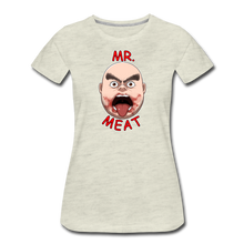 Load image into Gallery viewer, Mr. Meat Meathead T-Shirt (Womens) - heather oatmeal
