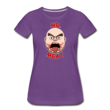 Load image into Gallery viewer, Mr. Meat Meathead T-Shirt (Womens) - purple
