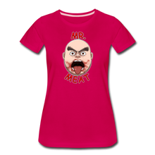 Load image into Gallery viewer, Mr. Meat Meathead T-Shirt (Womens) - dark pink
