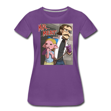 Load image into Gallery viewer, Mr. Meat Hybrid T-Shirt (Womens) - purple

