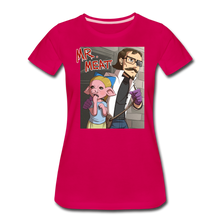 Load image into Gallery viewer, Mr. Meat Hybrid T-Shirt (Womens) - dark pink
