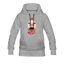Load image into Gallery viewer, Mr. Meat Meathead Hoodie (Womens) - heather gray
