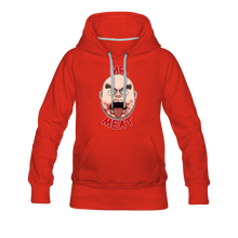 Load image into Gallery viewer, Mr. Meat Meathead Hoodie (Womens) - red
