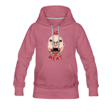 Load image into Gallery viewer, Mr. Meat Meathead Hoodie (Womens) - mauve
