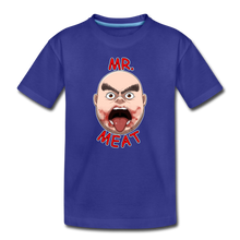 Load image into Gallery viewer, Mr. Meat Meathead T-Shirt - royal blue

