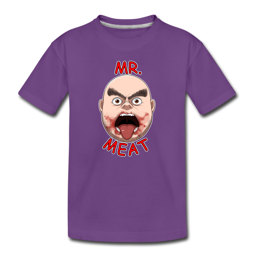 Mr. Meat Meathead T-Shirt - purple