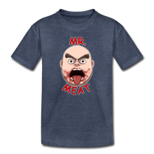 Load image into Gallery viewer, Mr. Meat Meathead T-Shirt - heather blue
