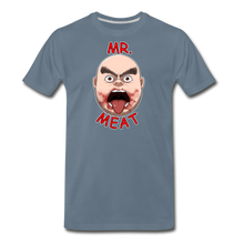 Load image into Gallery viewer, Mr. Meat Meathead T-Shirt (Mens) - steel blue
