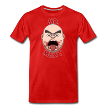 Load image into Gallery viewer, Mr. Meat Meathead T-Shirt (Mens) - red
