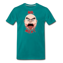 Load image into Gallery viewer, Mr. Meat Meathead T-Shirt (Mens) - teal

