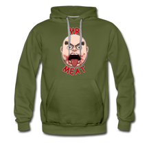Load image into Gallery viewer, Mr. Meat Meathead Hoodie (Mens) - olive green

