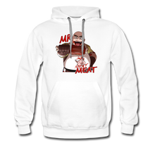 Load image into Gallery viewer, Mr. Meat Hoodie (Mens) - white
