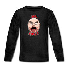 Load image into Gallery viewer, Mr. Meat Meathead Long-Sleeve T-Shirt - charcoal gray
