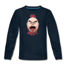 Load image into Gallery viewer, Mr. Meat Meathead Long-Sleeve T-Shirt - deep navy
