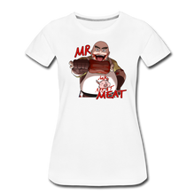 Load image into Gallery viewer, Mr. Meat T-Shirt (Womens) - white
