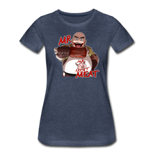 Load image into Gallery viewer, Mr. Meat T-Shirt (Womens) - heather blue
