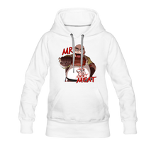 Load image into Gallery viewer, Mr. Meat Hoodie (Womens) - white
