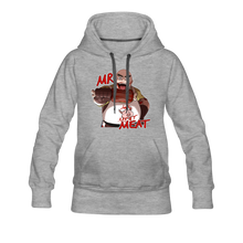 Load image into Gallery viewer, Mr. Meat Hoodie (Womens) - heather gray
