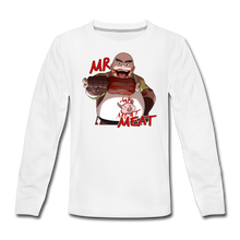 Load image into Gallery viewer, Mr. Meat Long-Sleeve T-Shirt - white
