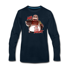 Load image into Gallery viewer, Mr. Meat Long-Sleeve T-Shirt (Mens) - deep navy
