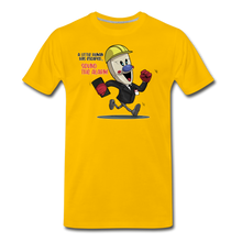 Load image into Gallery viewer, Ice Scream - Mini Rod T-Shirt (Mens) - sun yellow
