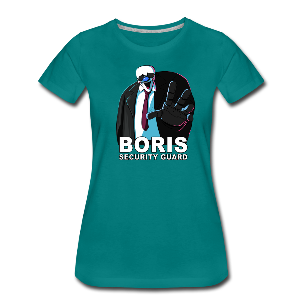 Ice Scream - Boris Security Guard T-Shirt (Womens) - teal