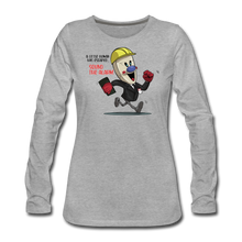 Load image into Gallery viewer, Ice Scream - Mini Rod Long-Sleeve T-Shirt (Womens) - heather gray
