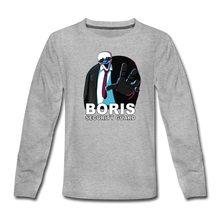 Load image into Gallery viewer, Ice Scream - Boris Security Guard Long-Sleeve T-Shirt - heather gray

