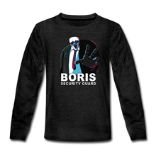 Load image into Gallery viewer, Ice Scream - Boris Security Guard Long-Sleeve T-Shirt - charcoal gray
